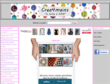 Tablet Screenshot of crea4mains.com